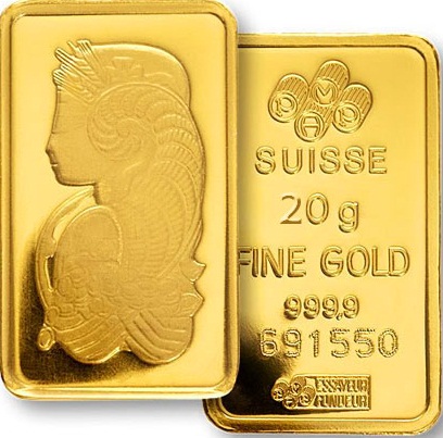 20gm PAMP Suisse Lady Fortuna Gold Bar 20gm PAMP Suisse Lady Fortuna Gold Bar